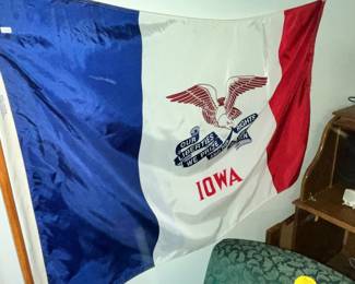 LARGE IOWA FLAG