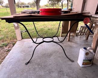 IRON BASE TABLE