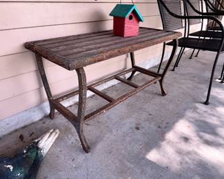 IRON BASE TABLE