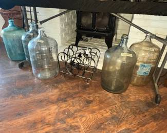VINTAGE 5 GAL GLASS JUGS (MORE IN THE BARN)
