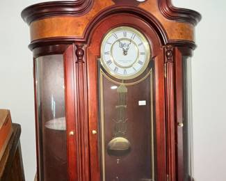 CURIO CABINET CLOCK w/ CHIMES!