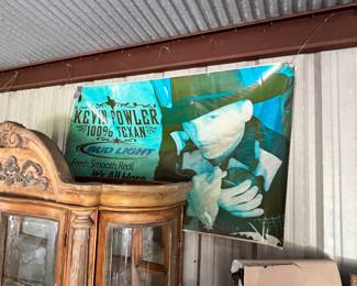 LARGE BUD LIGHT KEVIN FOWLER BANNER