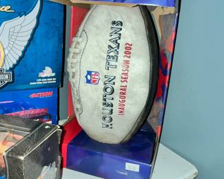 2002 HOUSTON TEXANS INNAUGURAL FOOTBALL IN BOX