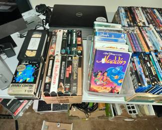 BIG CASE DISNEY VIDEOS & MORE