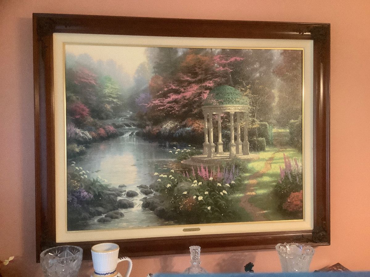 Thomas Kinkade "The Garden of Prayer"