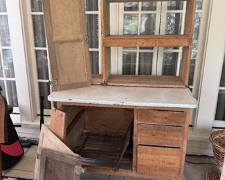 Hoosier Style Kitchen Hutch