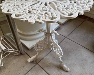 Vintage Cast Iron Side Table