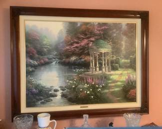 Thomas Kinkade "The Garden of Prayer" 