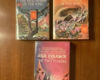 1960s Paperback J.R.R. Tolkien's The Lord of the Rings Trilogy