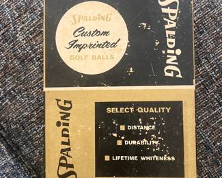 Vintage Golf Balls/Boxes