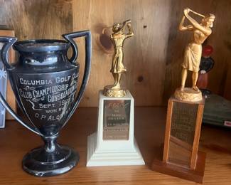Vintage Golf Trophies