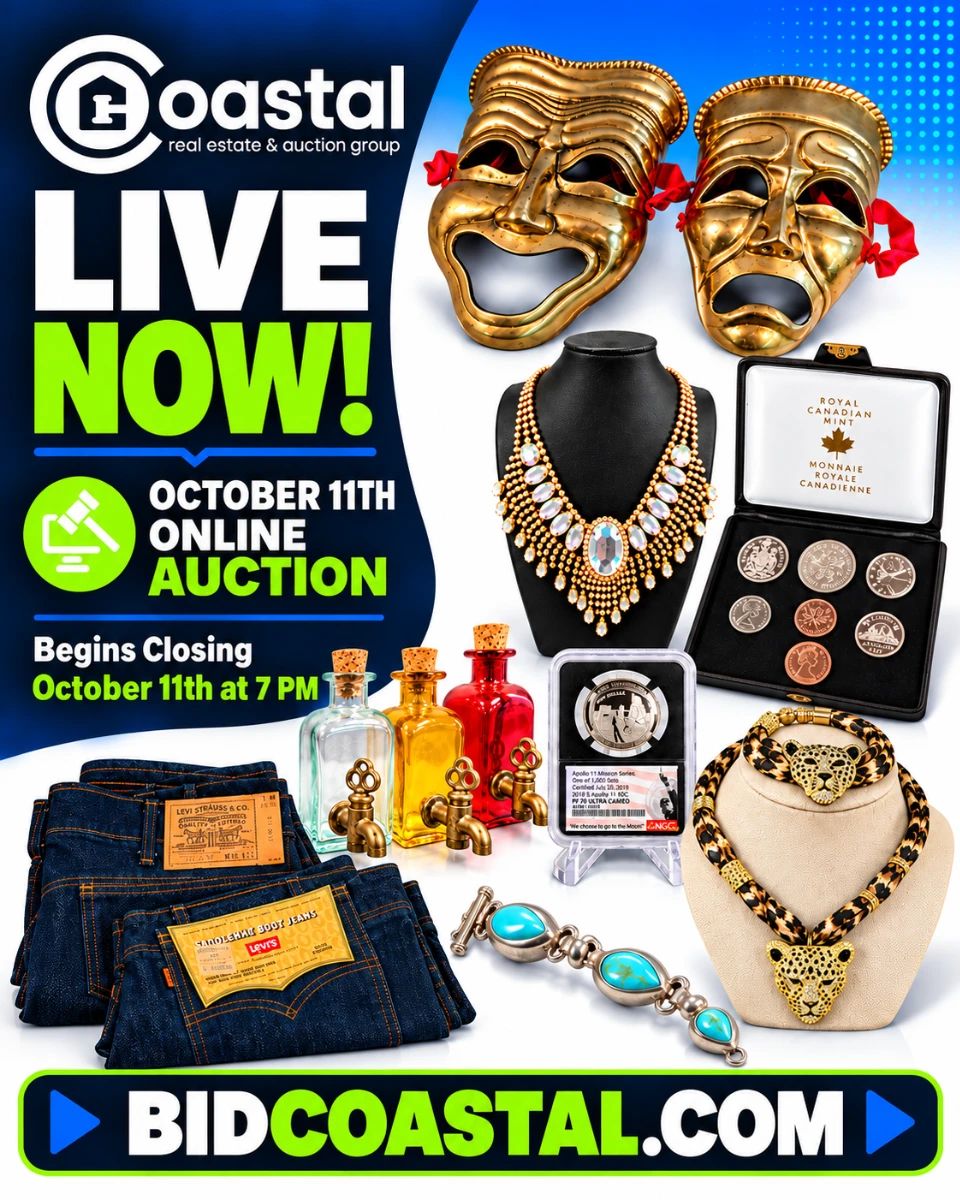 Coastal October online auction showcase