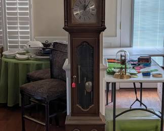 Grandfather clock in the sale