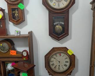 Sample of wall clocks available