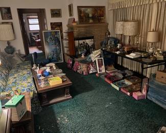 Vintage Furniture, lamps decor. And lots of Barbie’s
