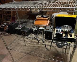 Vintage cameras.
