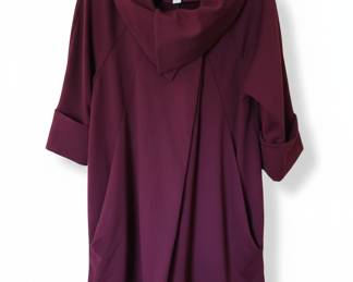 Lena Gabrielle Women's Burgundy Coat