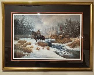 Joe Umble "Winter Patrol" Civil War Art Print