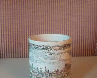Vintage Wien Cityscape Souvenir Ceramic Mug