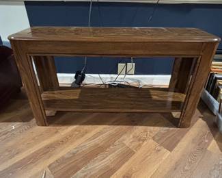 Tribesigns 63" Solid Wood Console Table