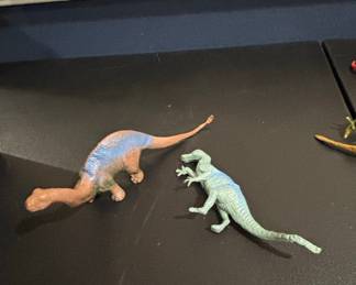 Vintage Plastic Dinosaur Toy Lot