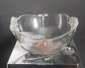Home Beautiful Vintage Rose Hostess Bowl