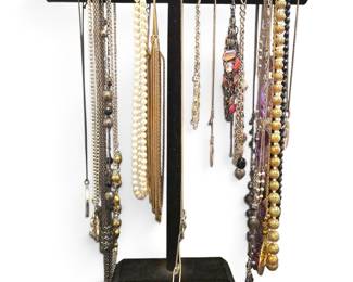 Assorted Vintage and Costume Jewelry Necklace Lot