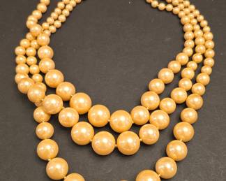 Charter Club Three-Row Faux Pearl Necklace