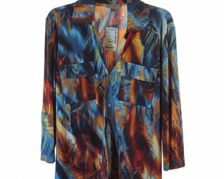Steve Martin Multi-Print Long Sleeve Button-Down Shirt