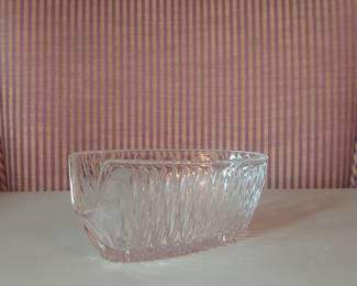 Princess House Highlights Lead Crystal Spoon/Fork Holder