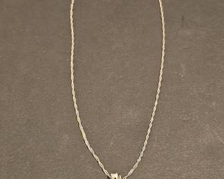 Sterling Silver Turtle Cage Pendant Necklace