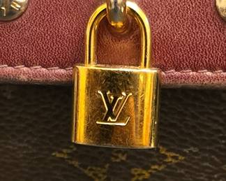 Louis Vuitton Monogram Canvas and Leather Venus Long Wallet with Padlock