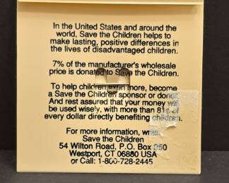 Save the Children Sterling Silver 'I Love Shopping' Pin