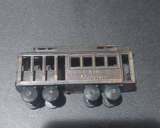 K&C Int'l 1982 San Francisco Cable Car Pencil Sharpener