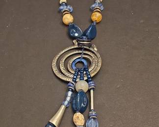 Artisan Style Multi-Strand Statement Necklace