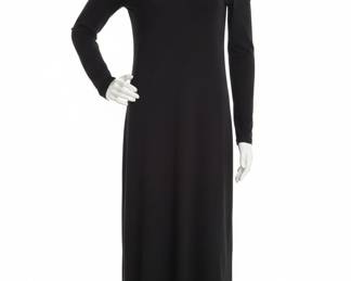 Calvin Klein Cold-Shoulder Black Dress