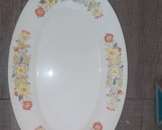 Signature Collection "Oriental Garden" Oval Serving Platter