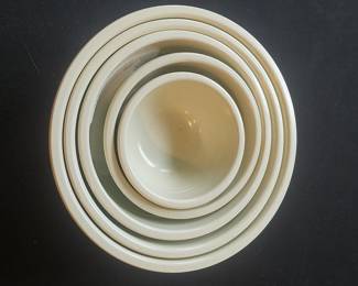 Generic Melamine Nesting Mixing Bowls, Set of 5