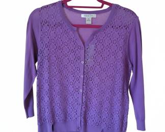 August Silk Cardigan