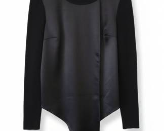 Cabi Mixed Media Long Sleeve Top