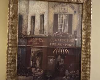 Ruane Manning Parisian Street Scene Print