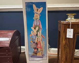 Costco Wholesale Wooden Easter Bunnies Decoration