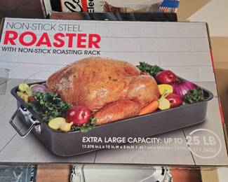 Non-Stick Steel Roaster with Rack