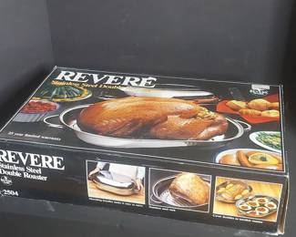 Revere Ware Stainless Steel Double Roaster Model 2504