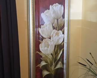 Igor Levashov White Tulips Framed Print