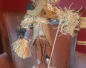 Decorative Fall Harvest Scarecrow Figurine