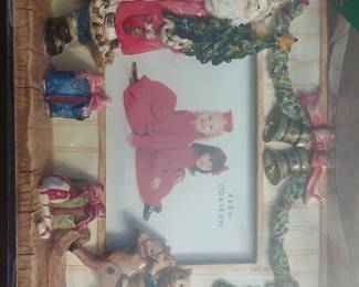 Walmart Holiday Santa and Toys Picture Frame