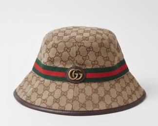 Gucci GG Supreme Web Bucket Hat