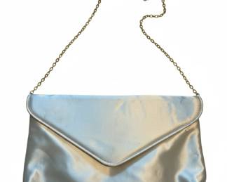 Vintage Satin Envelope Evening Clutch