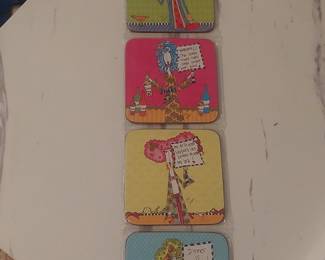 Dolly Mama 'Girls Night Out' Coaster Set